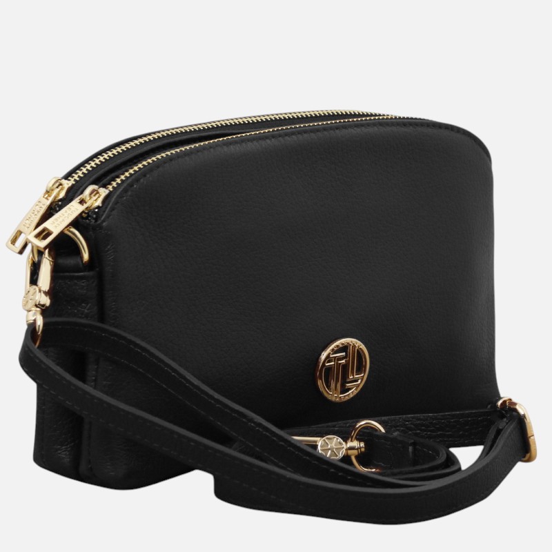 Lily Soft leather shoulder bag - Μαύρο - Image 2