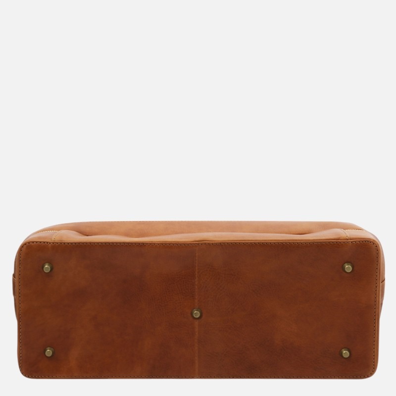 Giotto Exclusive double-bottom leather doctor bag - Φυσικό - Image 7