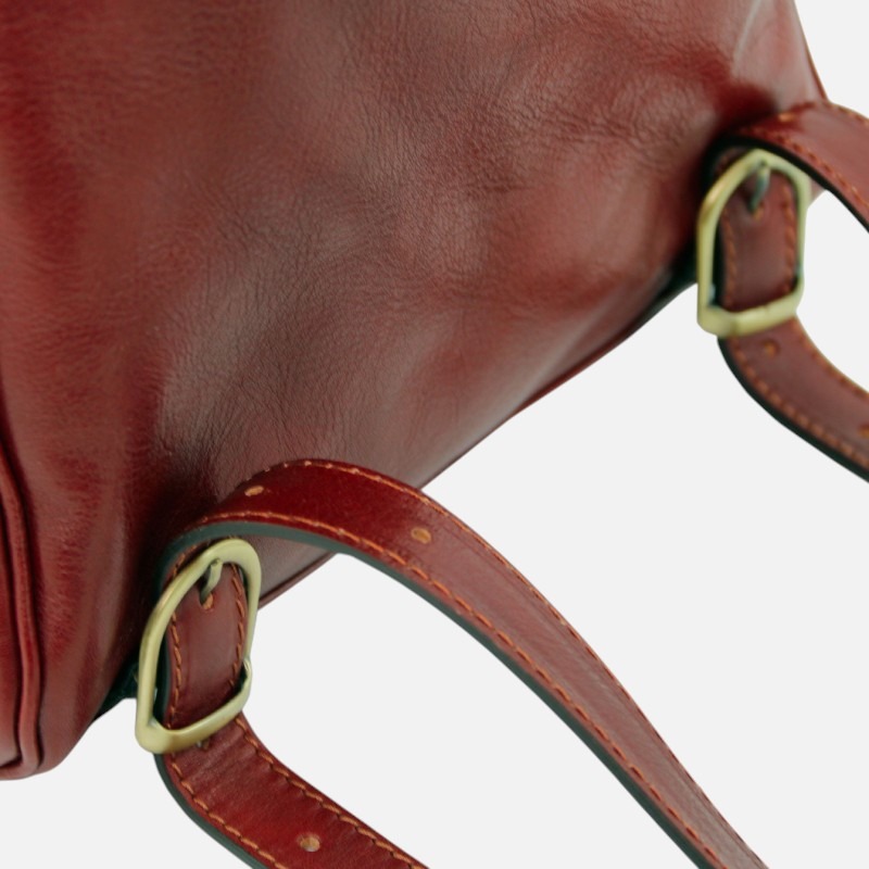 Bangkok Leather laptop backpack - Καφέ - Image 7