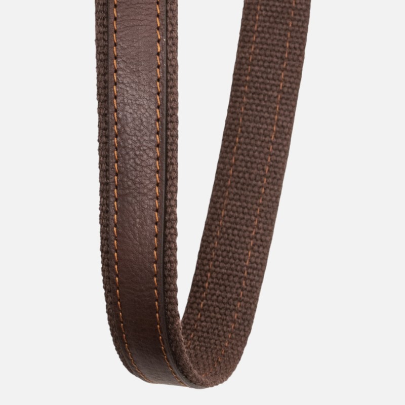 Jimmy Leather crossbody bag for men with front pocket - Καφέ σκούρο - Image 7