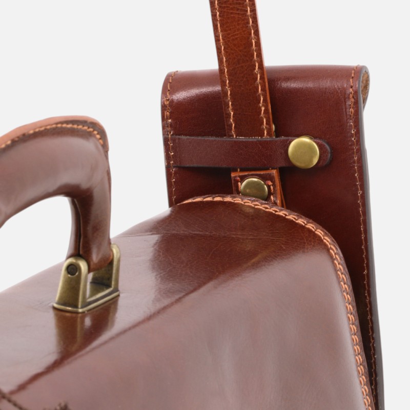 Exclusive leather eyeglasses/Smartphone holder Large size - Κόκκινο - Image 8