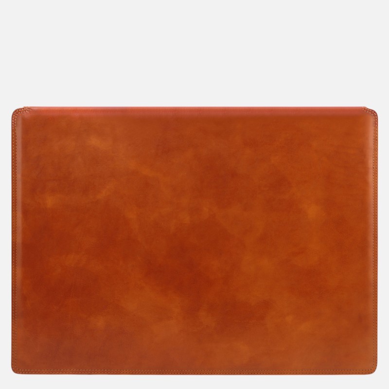 Leather desk pad with inner compartment - Μελί Offer
