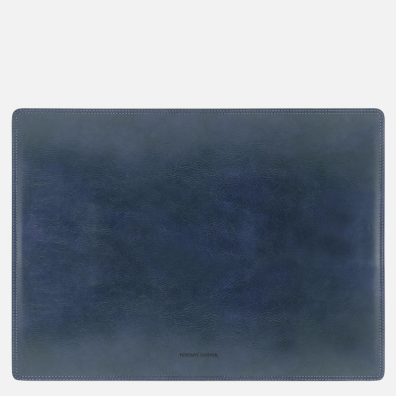 Leather Desk Pad - Μπλε σκούρο