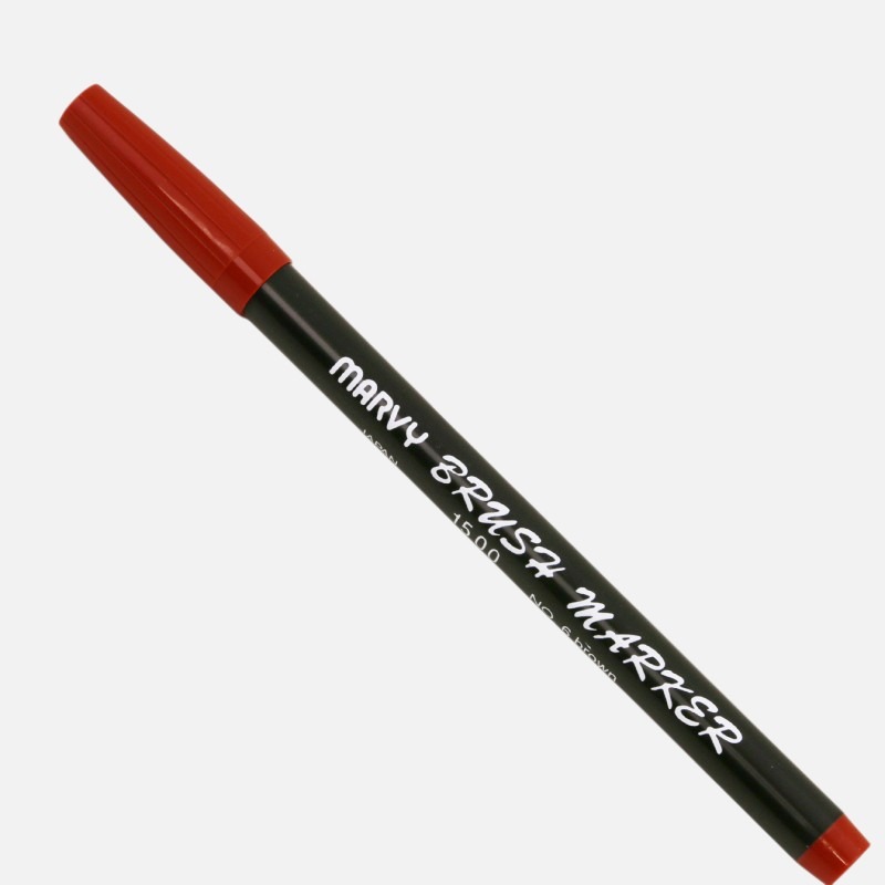 BRUSH MARKER Leather repair pen - Καφέ