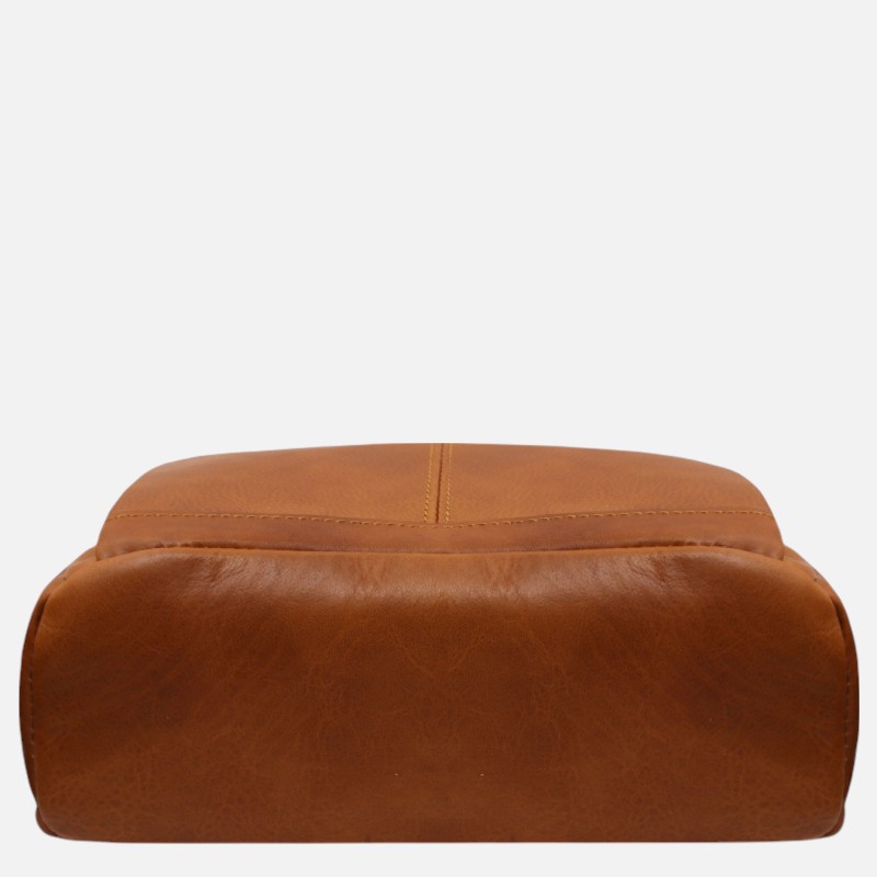 Canberra 2 Compartments leather backpack - Μαύρο - Image 6