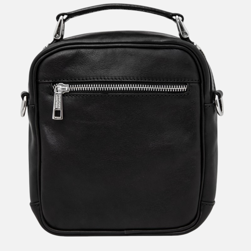 Paul Leather Crossbody Bag - Μαύρο - Image 5