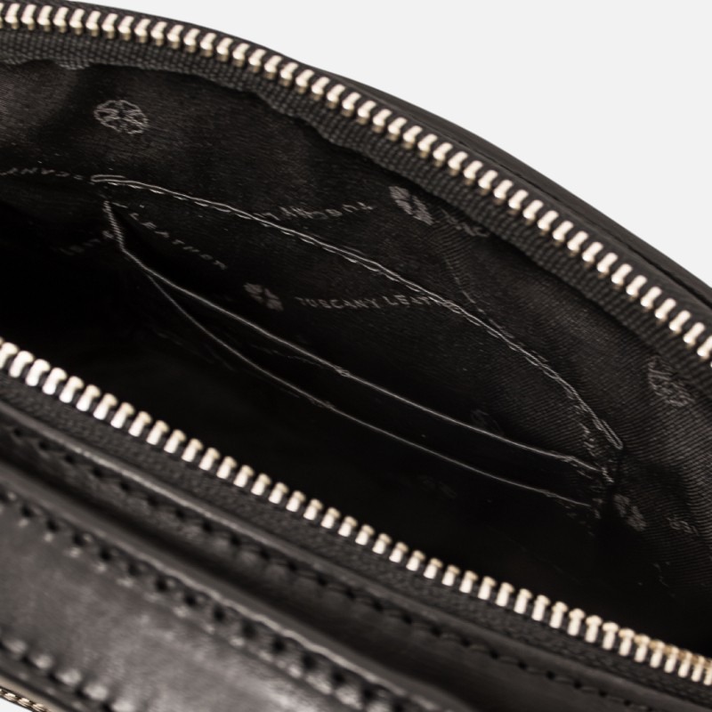 Paul Leather Crossbody Bag - Μαύρο - Image 4