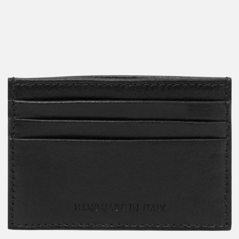 Leather card holder - Μαύρο - Image 4