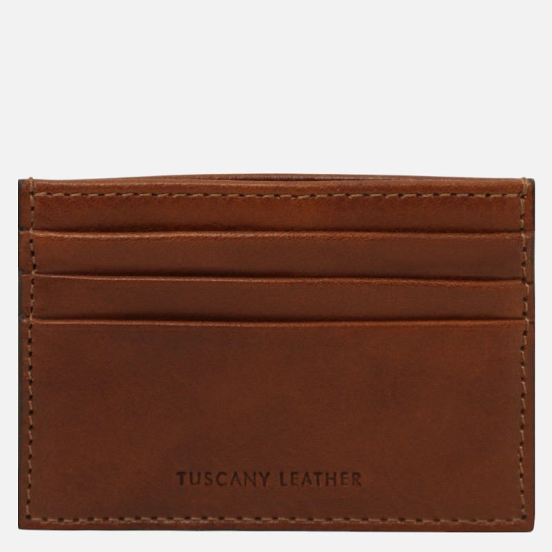 Leather card holder - Καφέ