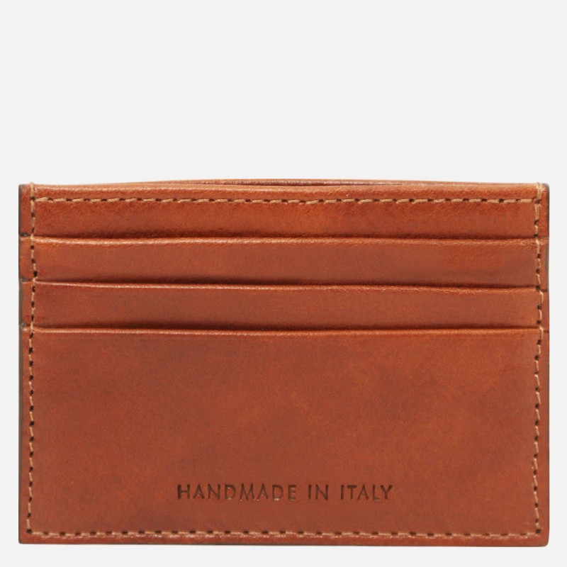 Leather card holder - Φυσικό - Image 4