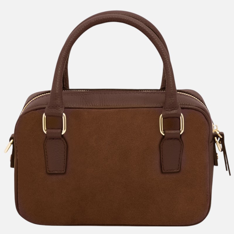 Chantilly Leather handbag - Καφέ σοκολά - Image 5