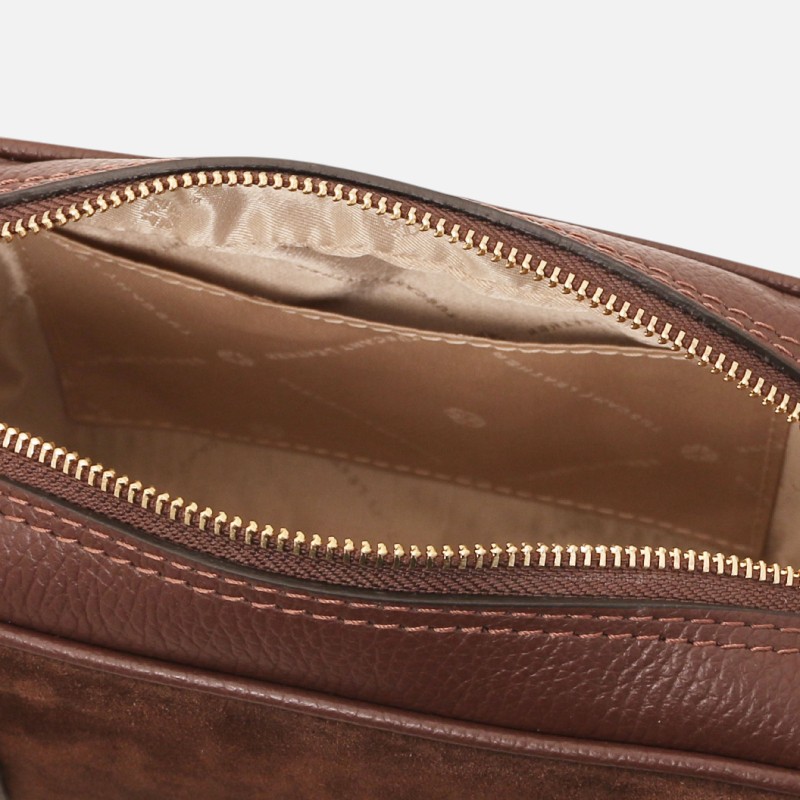 Chantilly Leather handbag - Καφέ σοκολά - Image 4