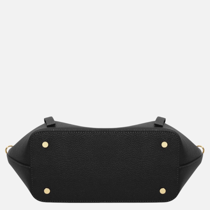 Legame Leather shopping bag - Large size - Μαύρο - Image 6