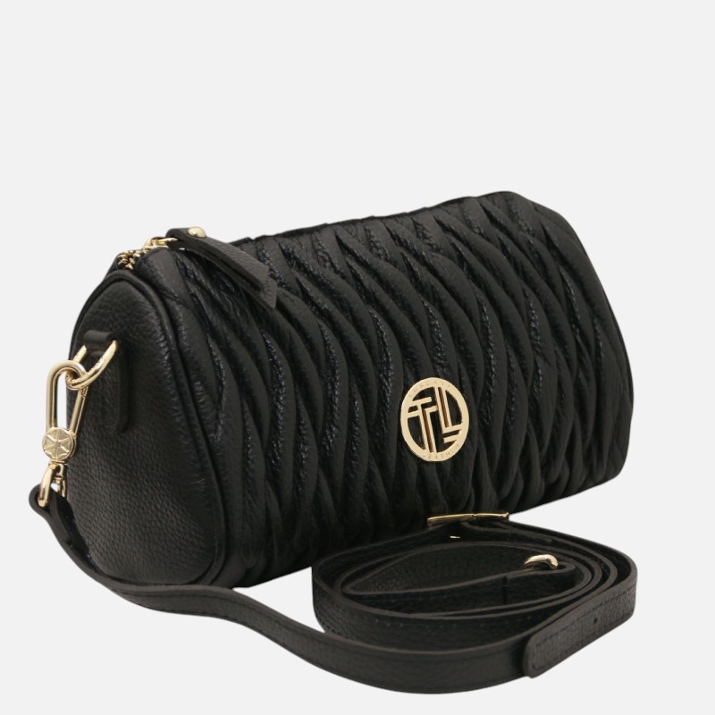 Chantilly Mini bowling leather bag - Μαύρο - Image 3