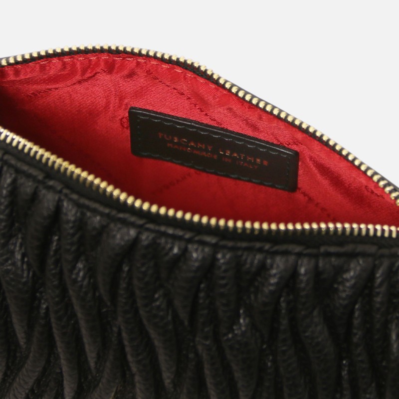 Chantilly Mini bowling leather bag - Μαύρο - Image 4