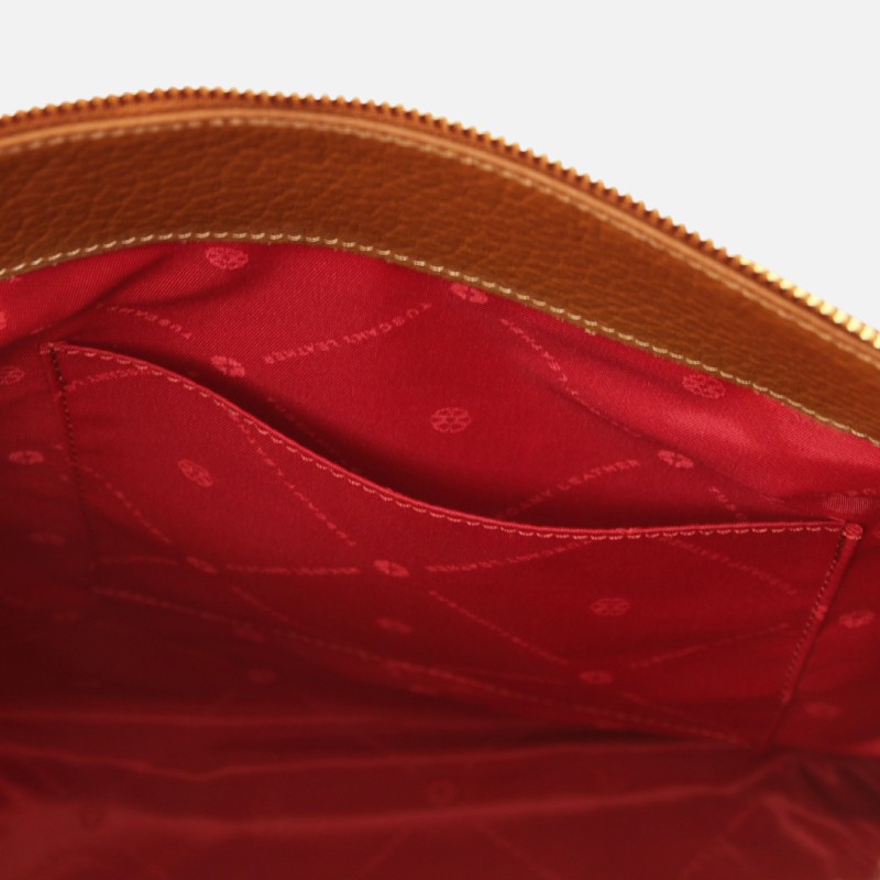 Amy Soft leather shopping bag - Κονιάκ - Image 3