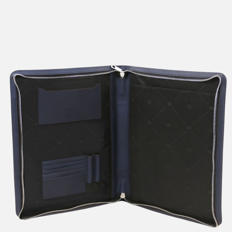 Ottaviano Leather document case - Μπλε σκούρο - Image 4