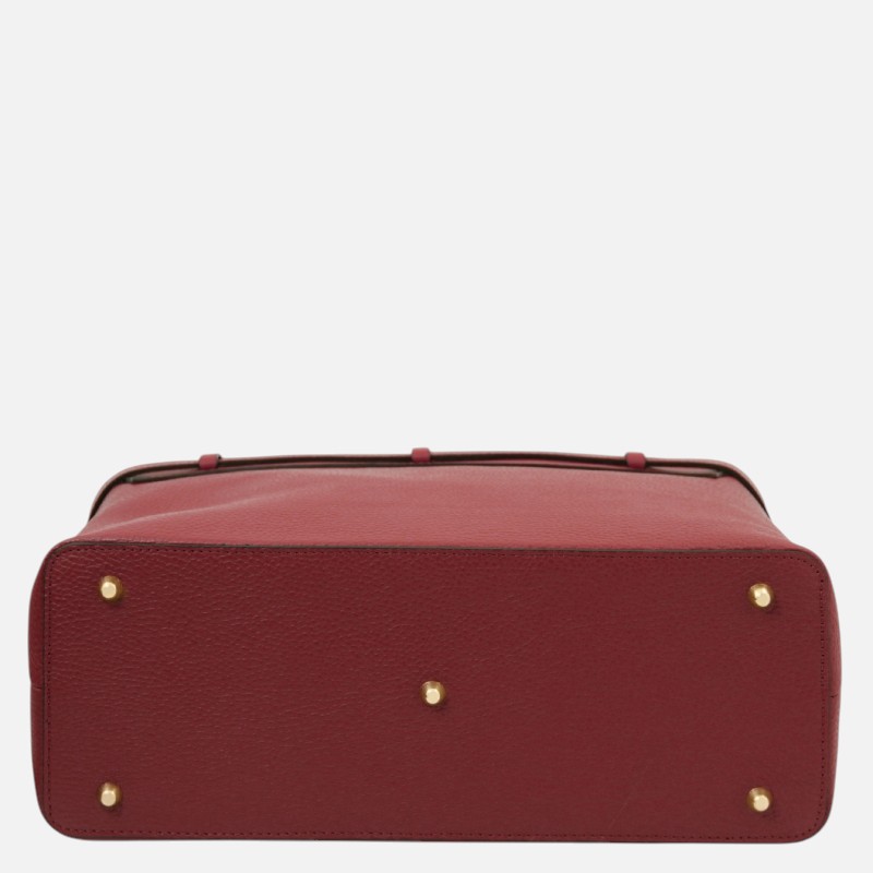 Tenace Leather handbag - Μπορντώ - Image 6