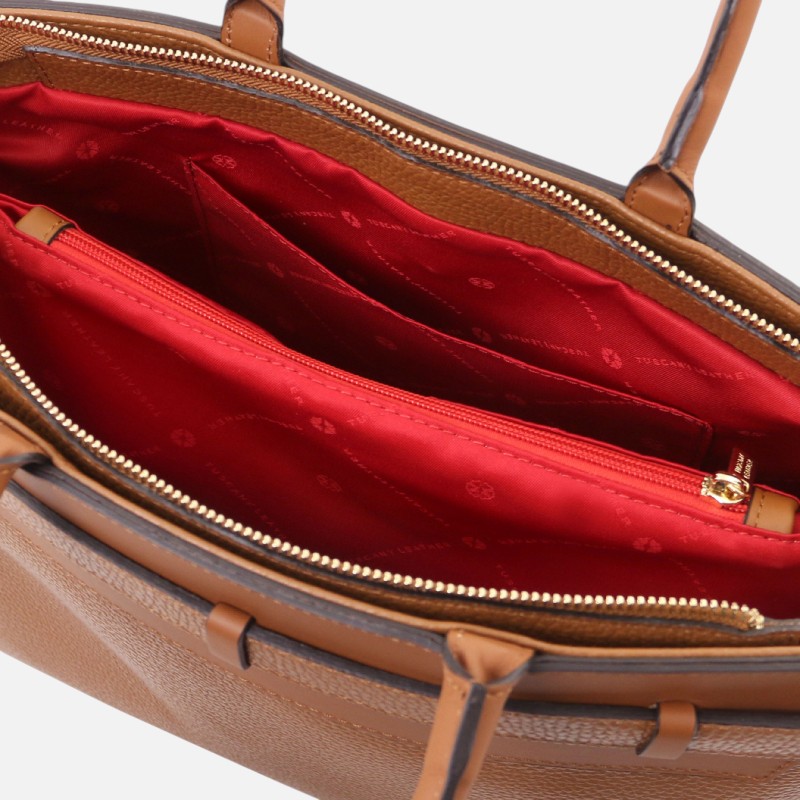 Tenace Leather handbag - Κονιάκ - Image 4