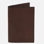 Brown leather wallet with stitching along edges and 'Tuscany Leather' embossed at the bottom center.