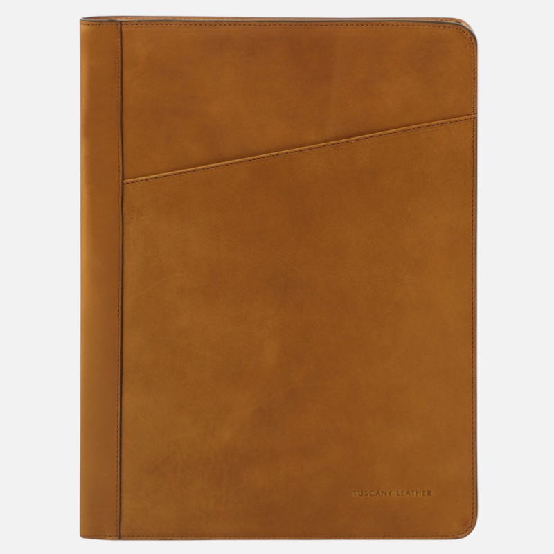 Tiberio Leather document case - Φυσικό