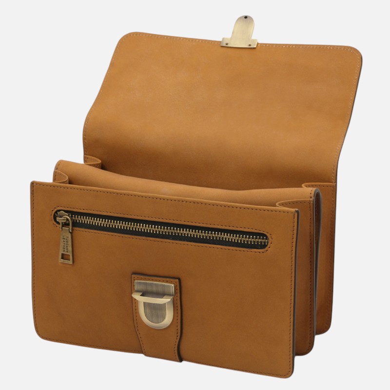 Oliver Leather handy wrist bag - Φυσικό - Image 3