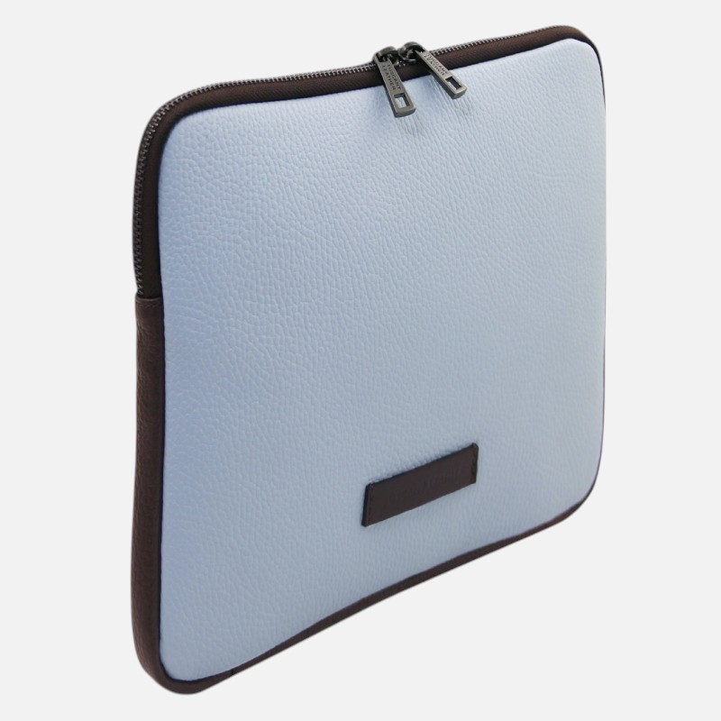 Soft leather tablet case - Μπλε ανοιχτό - Image 2