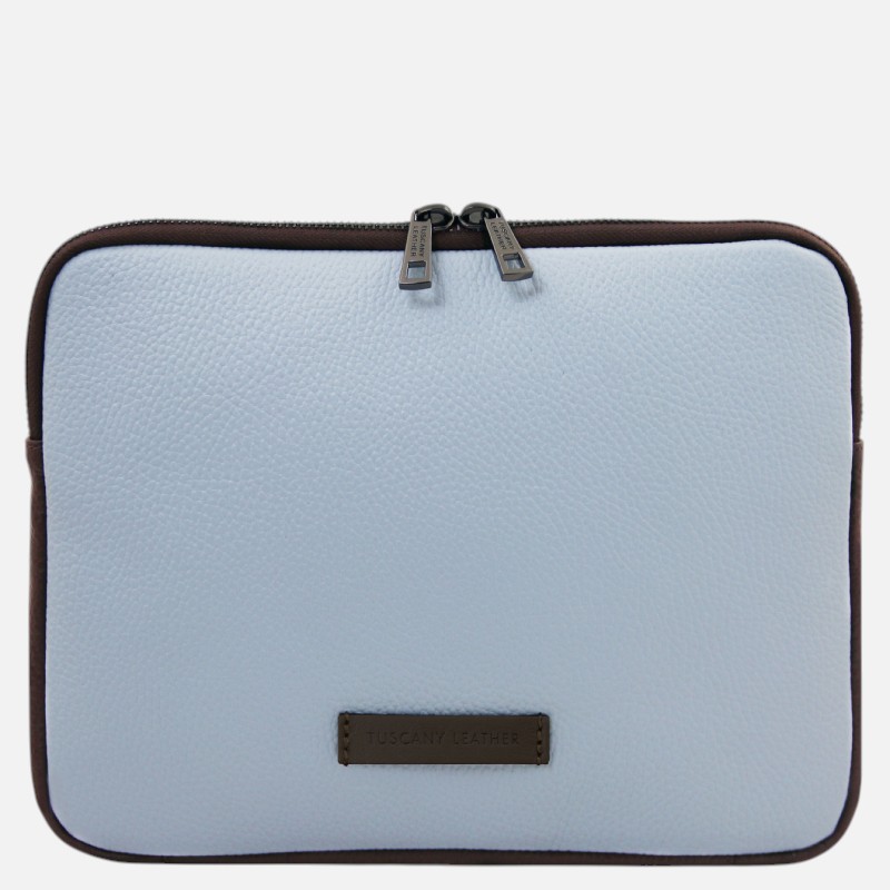 Soft leather tablet case - Μπλε ανοιχτό
