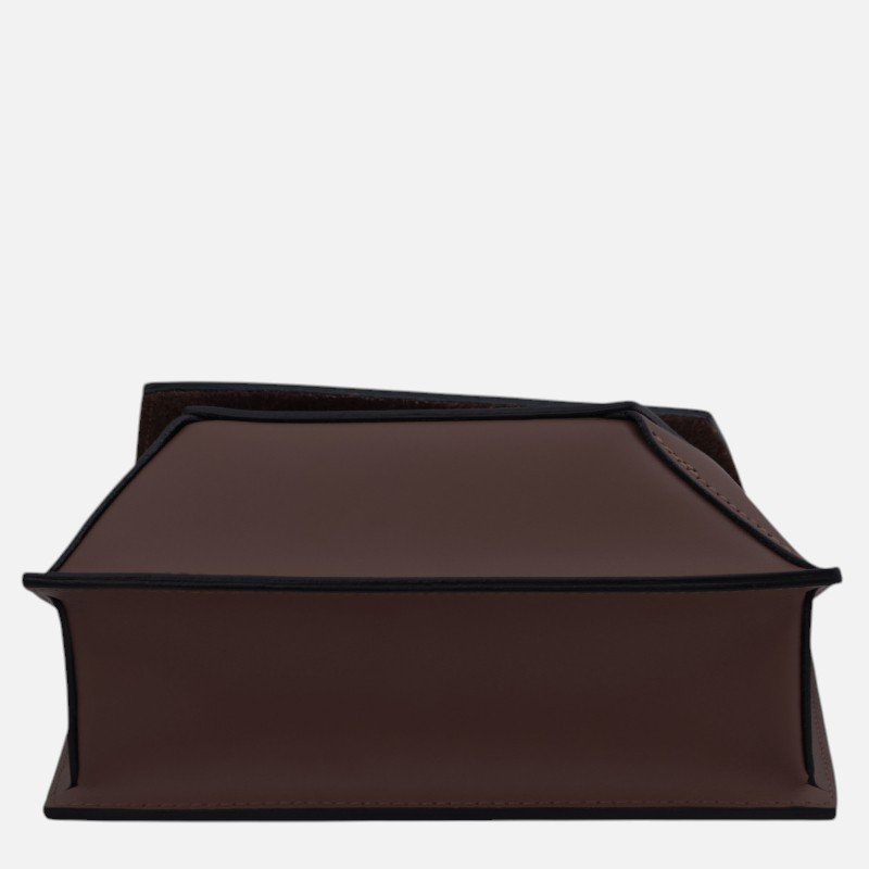 TL Bag Leather shoulder bag - Σοκολατί - Image 5