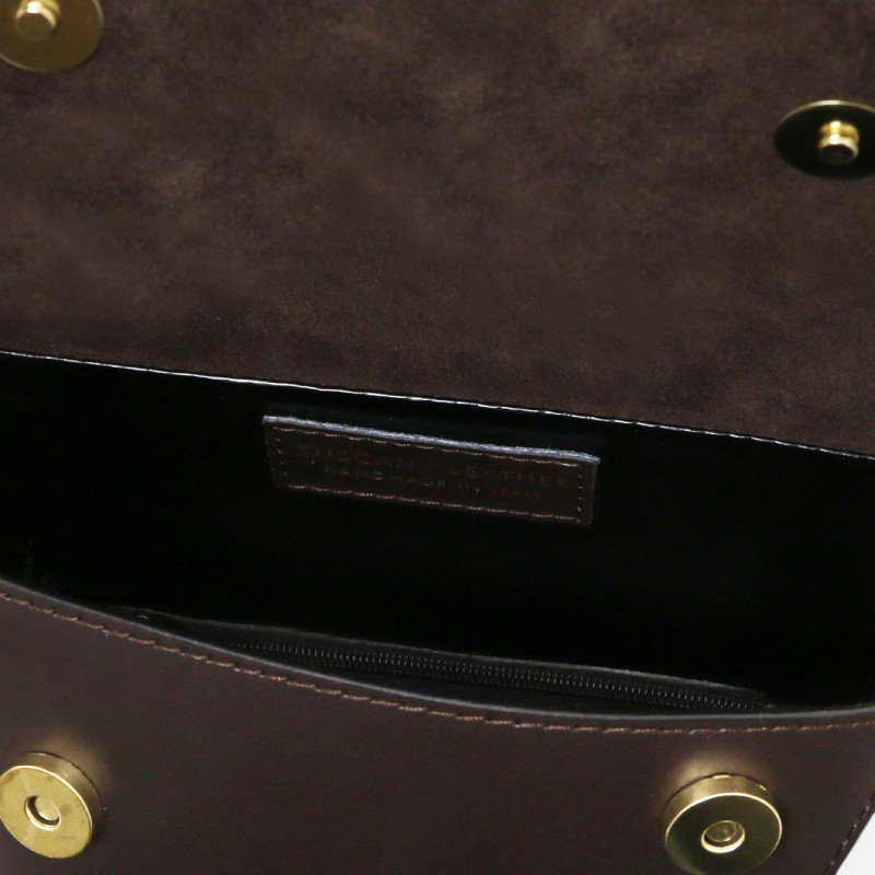 TL Bag Leather shoulder bag - Σοκολατί - Image 3