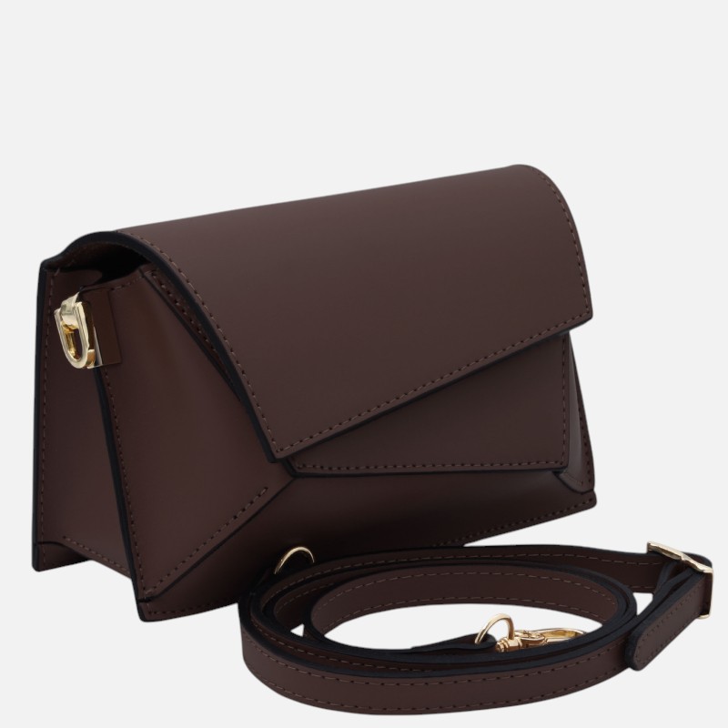 TL Bag Leather shoulder bag - Σοκολατί - Image 2