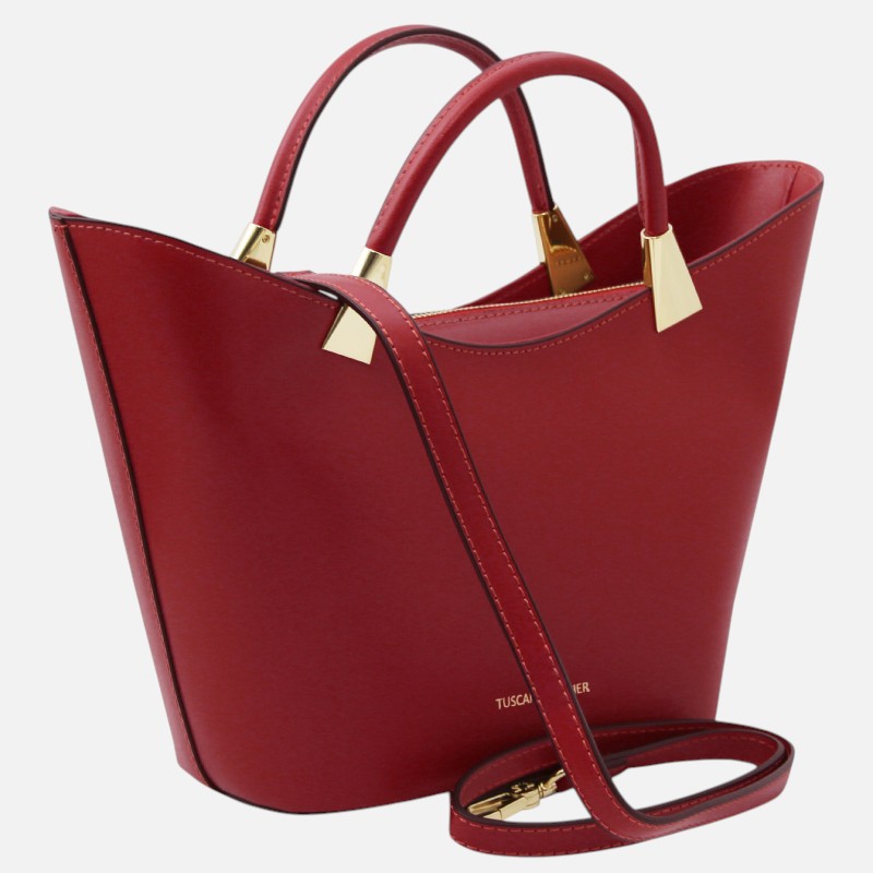 TL Bag Leather handbag - Κόκκινο - Image 2