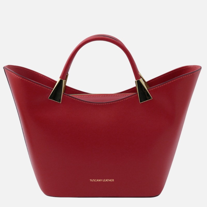 TL Bag Leather handbag - Κόκκινο