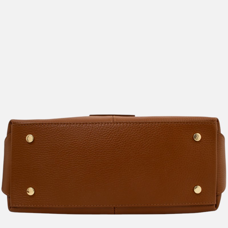 Ribelle Soft leather duffle bag - Κονιάκ - Image 6