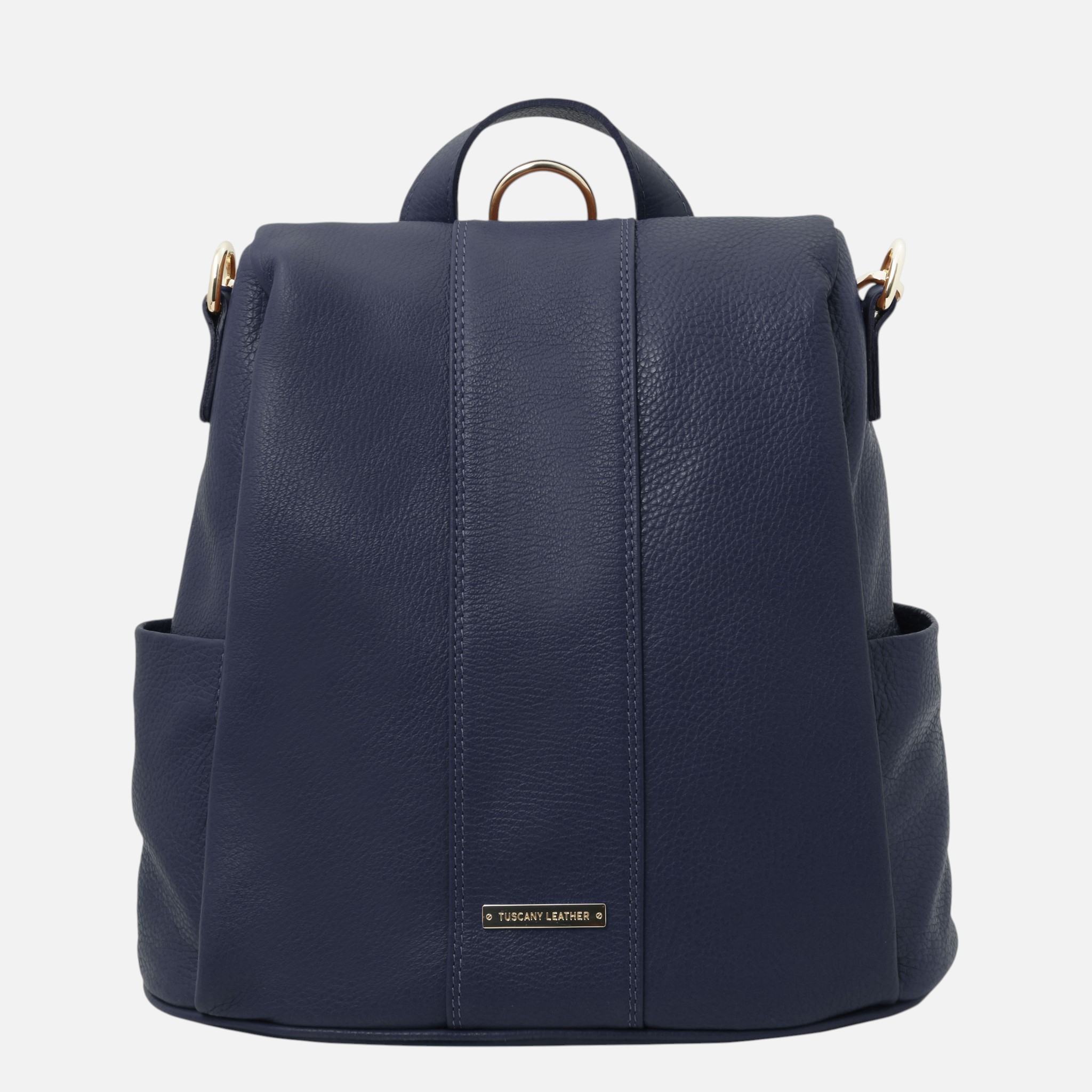 TL Bag Soft leather backpack - Μπλε σκούρο