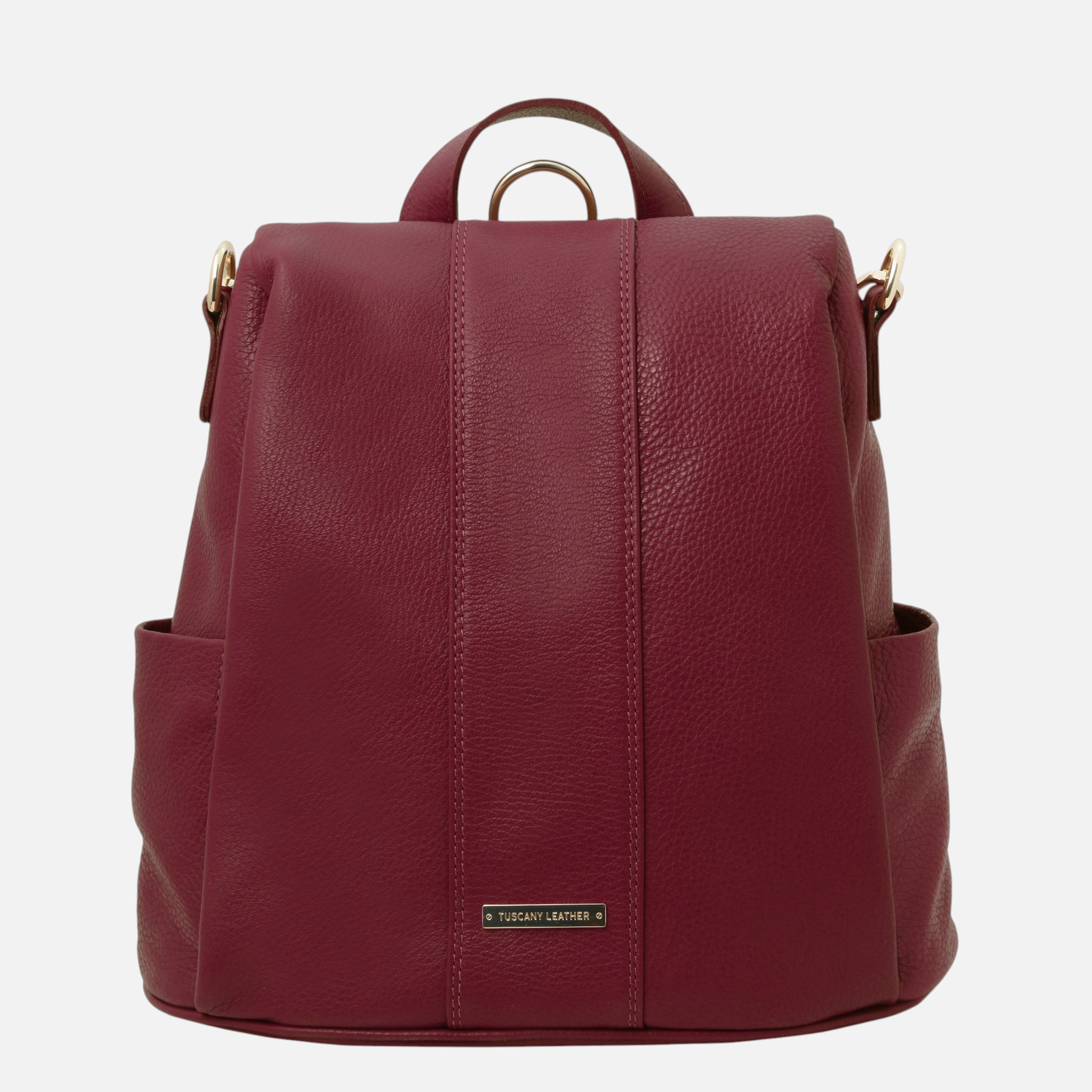 TL Bag Soft leather backpack - Μπορντώ