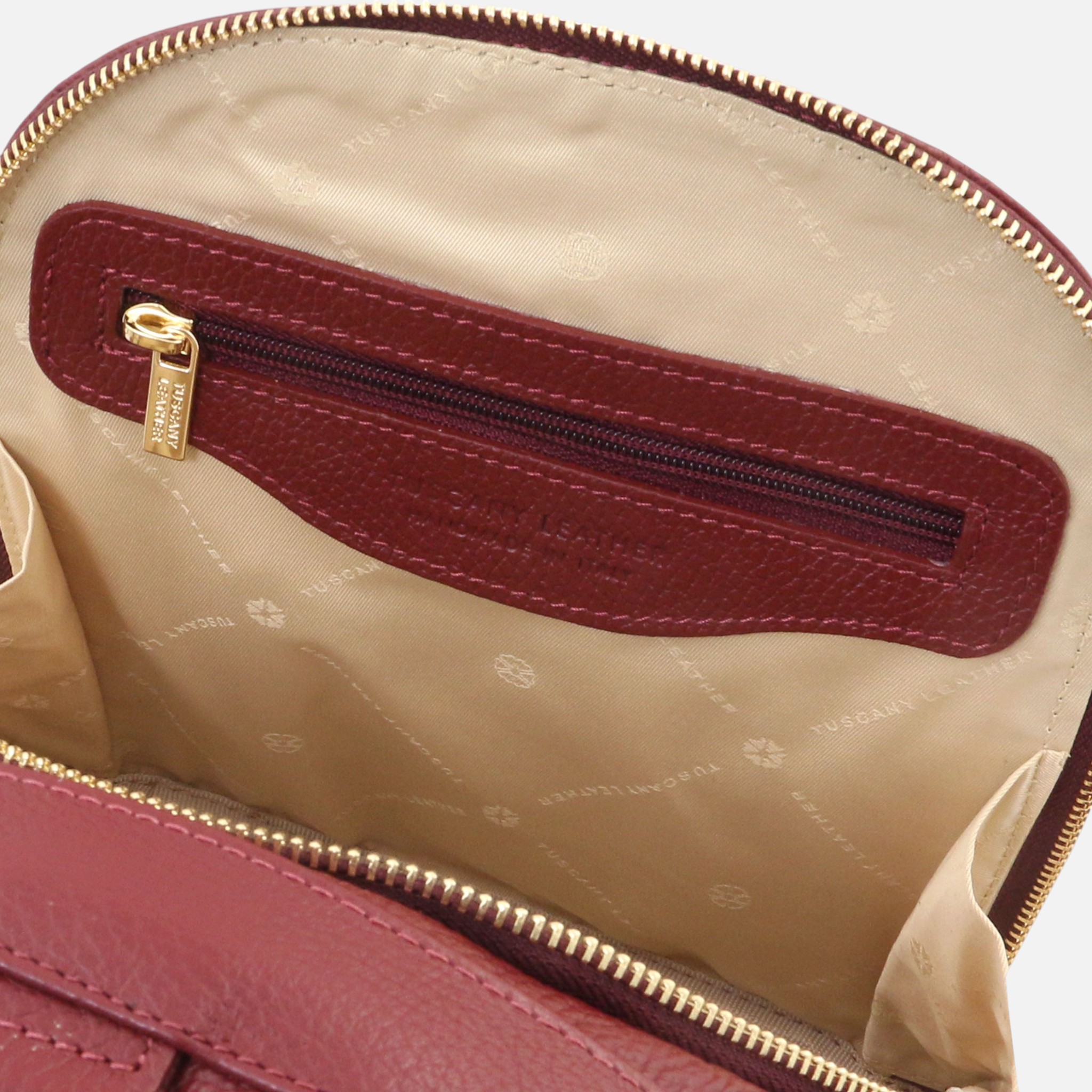 TL Bag Soft leather backpack - Μπορντώ - Image 4