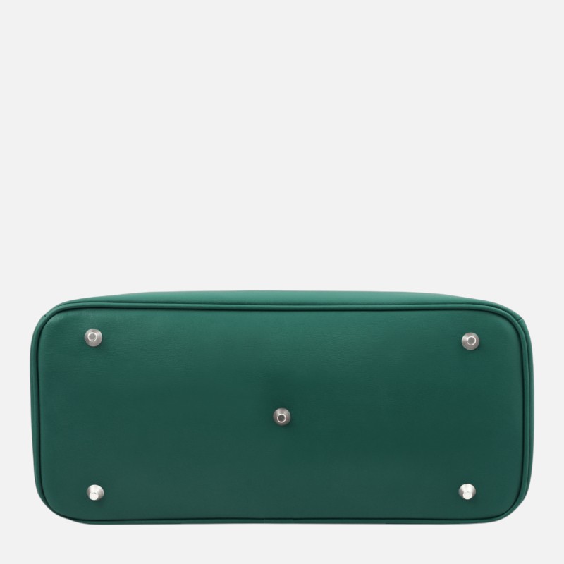 TL Bag Leather handbag - Πετρόλ - Image 6