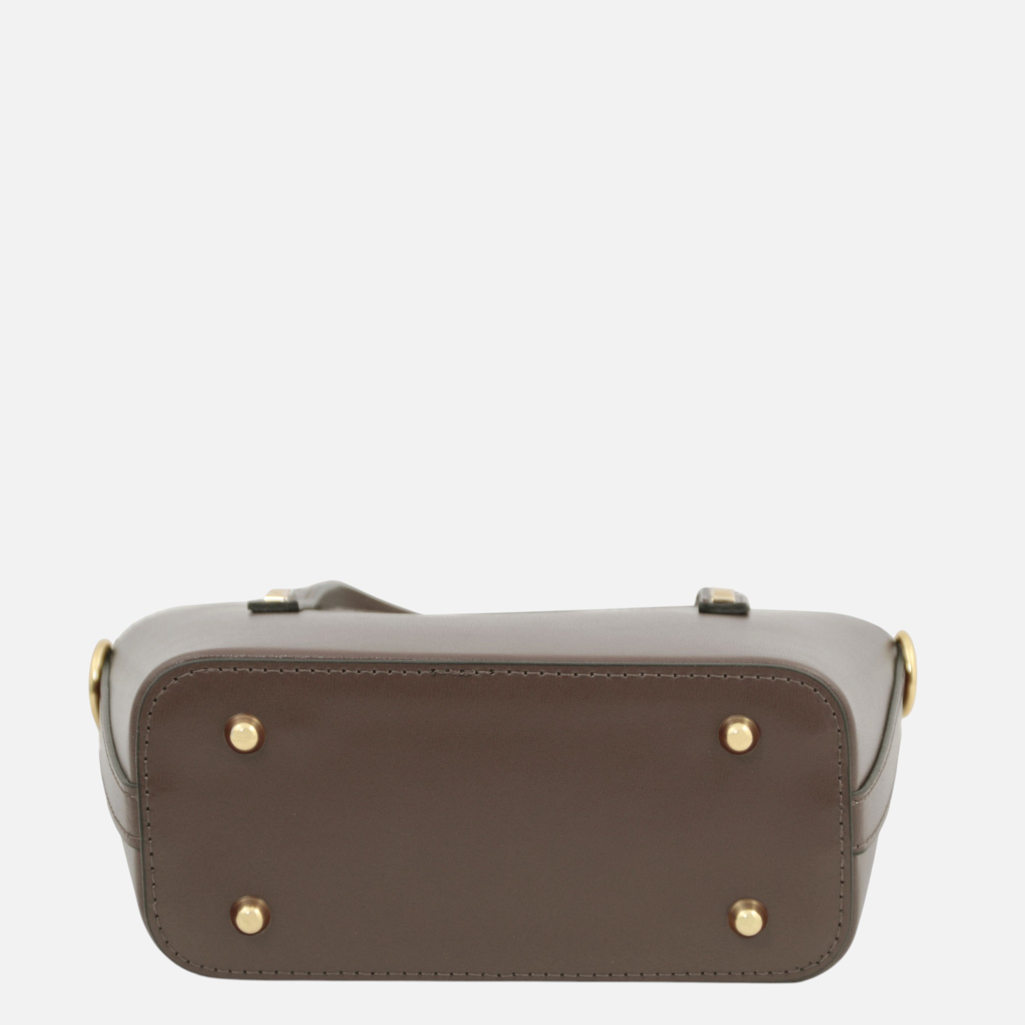 Olimpia Leather tote - Small size - Σταχτί σκούρο - Image 6