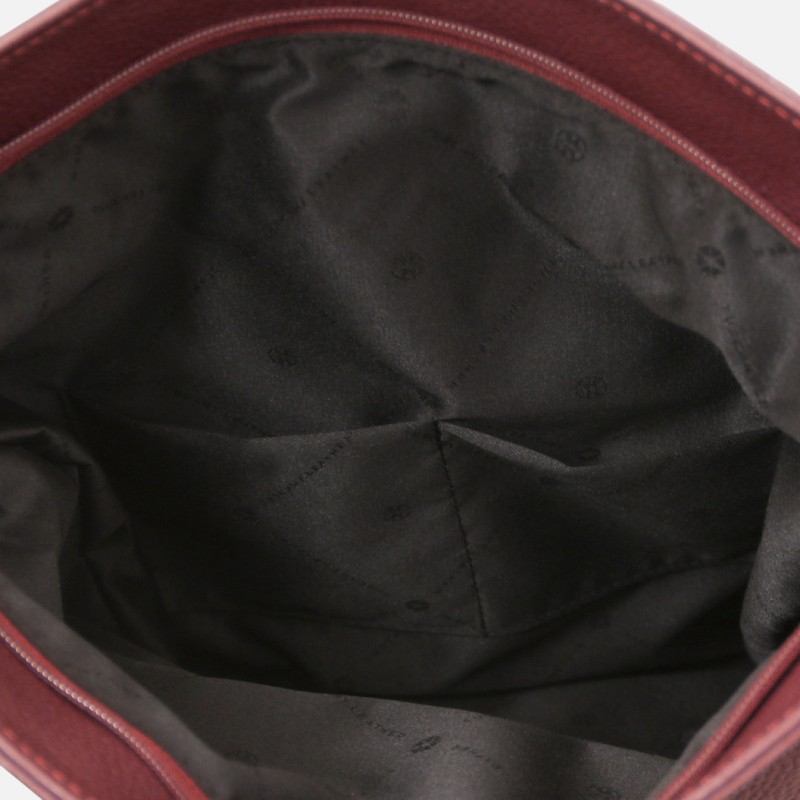 London Soft leather backpack - Μπορντώ - Image 4