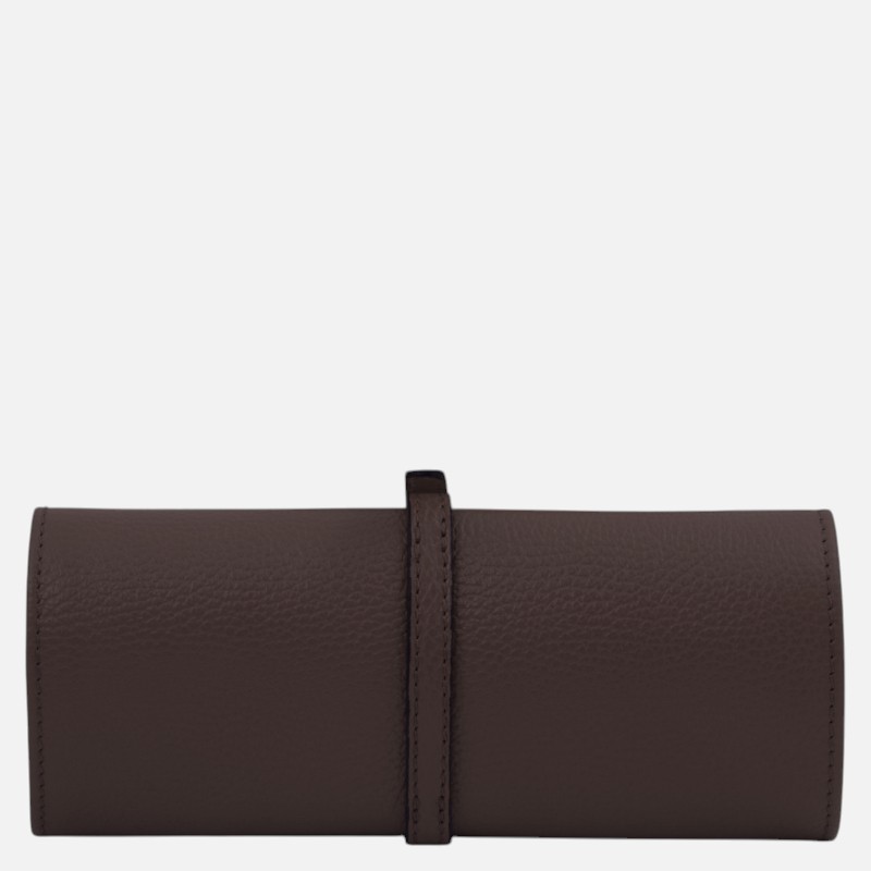 Soft leather jewellery case - Σοκολατί - Image 5